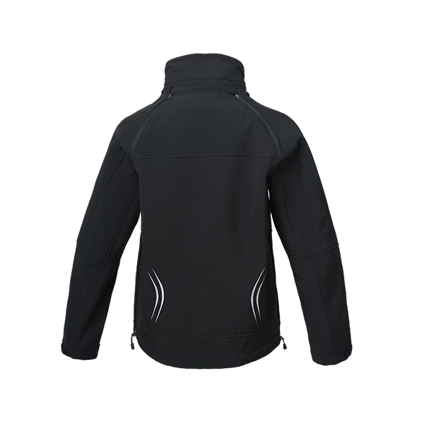 Chaqueta softshell negra para niños 