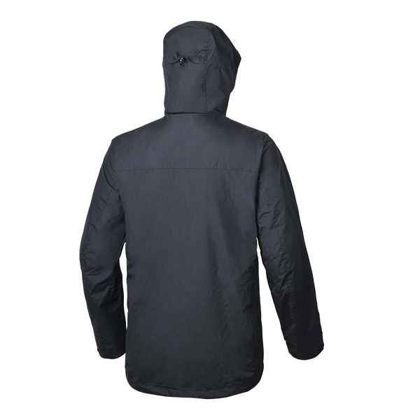 Chaqueta cortavientos negra