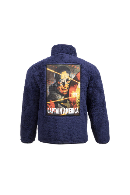 Chaqueta ligera de forro polar sherpa 100 % poliéster para niños